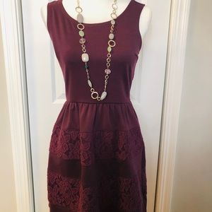 Burgundy Dress from Target. Size S. Never Worn.